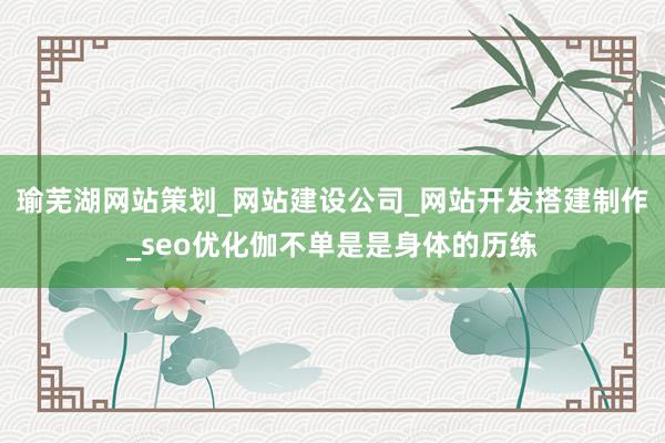 瑜芜湖网站策划_网站建设公司_网站开发搭建制作_seo优化伽不单是是身体的历练